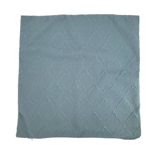 DKNY Slate Blue Large Square Pillow Cover 26" Polyester - Picture 1 of 5